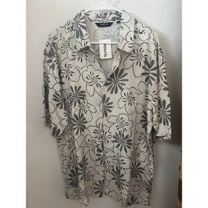 Kenneth Cole Floral short sleeve shirt size large